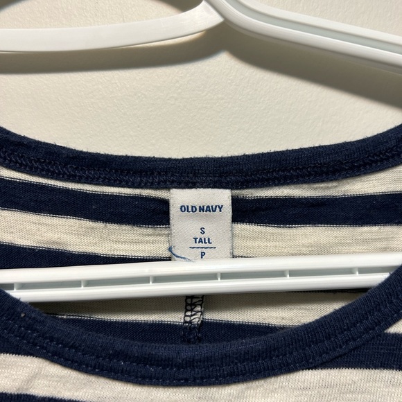 Old Navy Women's Navy Striped T-Shirt Dress, Size: S - Picture 4 of 4